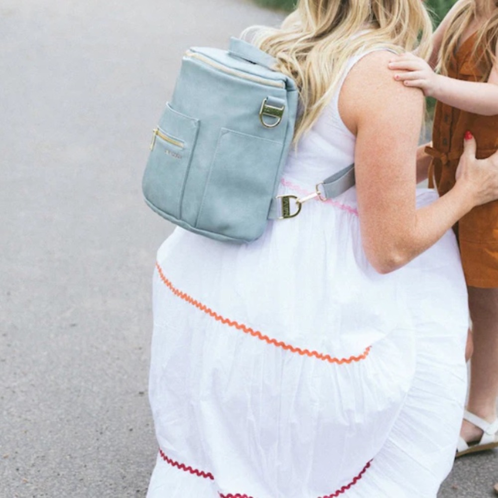 Fawn Design Diaper Bag - mini light blue